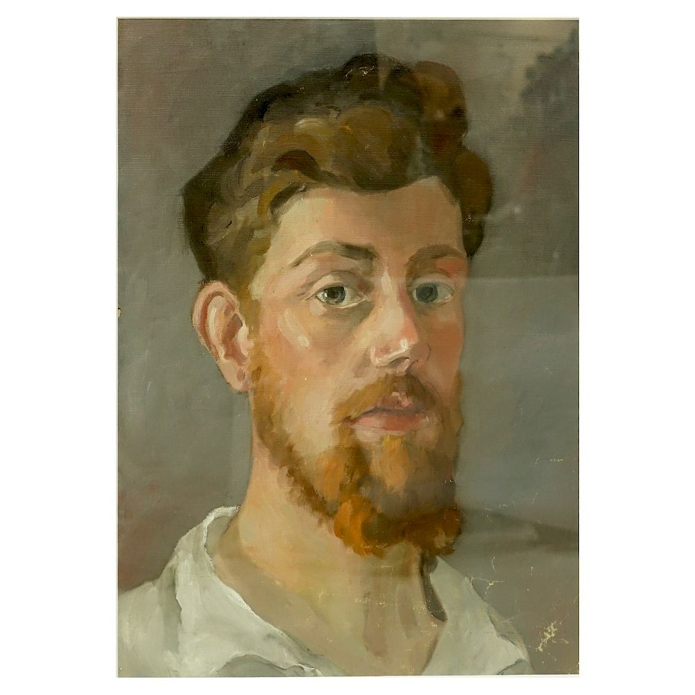 Appraisal: 's Russian School O C Portrait Of A Man 's