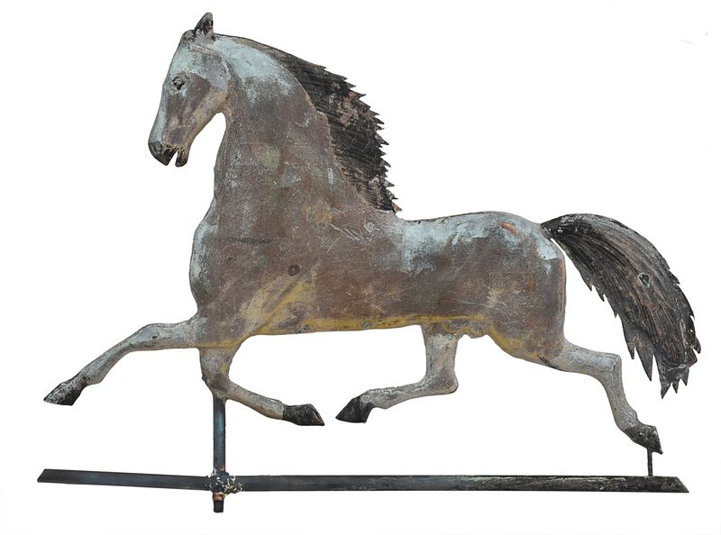 Appraisal: Running Horse Weathervane American th century possibly by A S