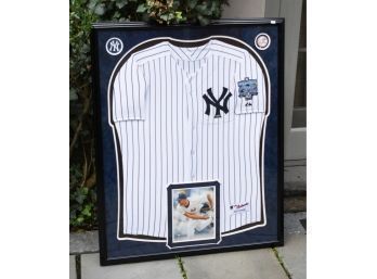 Appraisal: Mariano rivera signed Yankees pinstripe jersey with record breaking Steiner