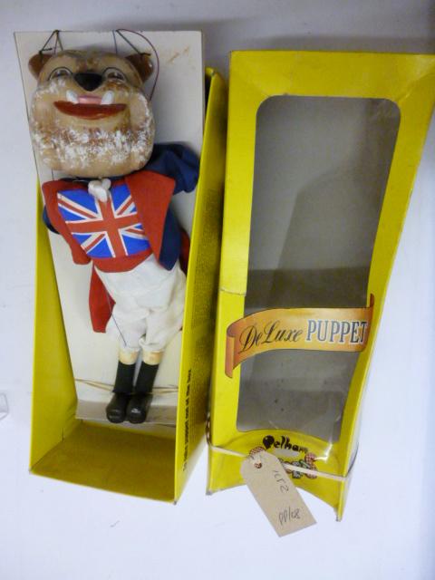 Appraisal: A Pelham De Luxe puppet DL John Bull in yellow