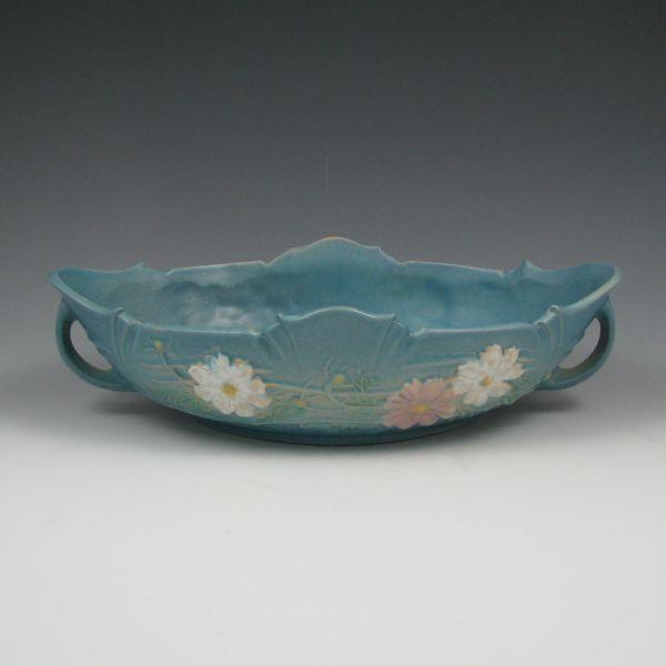 Appraisal: Roseville Cosmos bowl in blue Marked Roseville USA - Mint