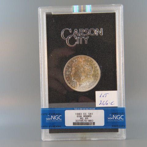 Appraisal: Carson City Silver Dollar MS- certified graded by N G