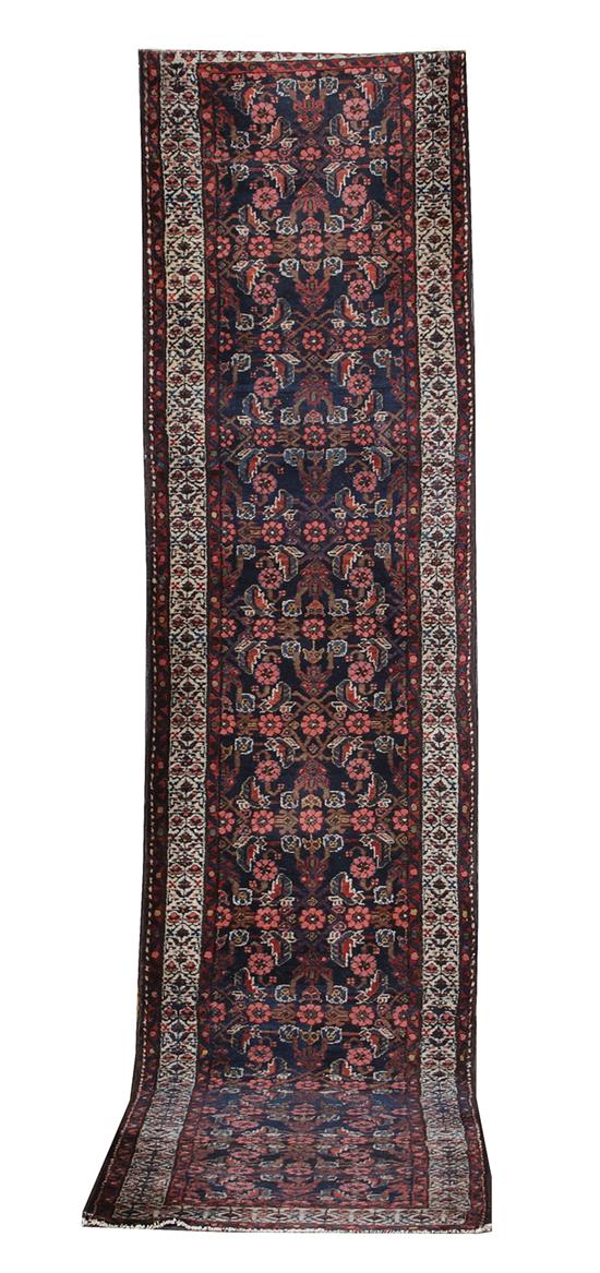 Appraisal: Persian Hamadan runner circa ' x ' Provenance Estate of