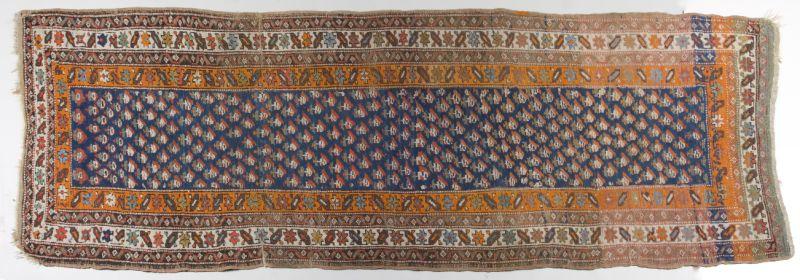 Appraisal: Antique Hamadan Runner first quarter th century wool base rectangular