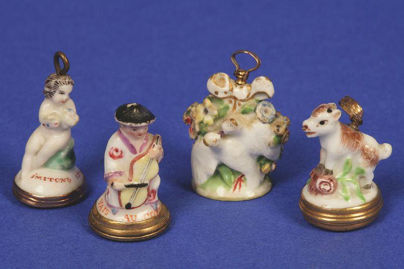 Appraisal: A CHELSEA TOY SEAL 's modelled as a calf or