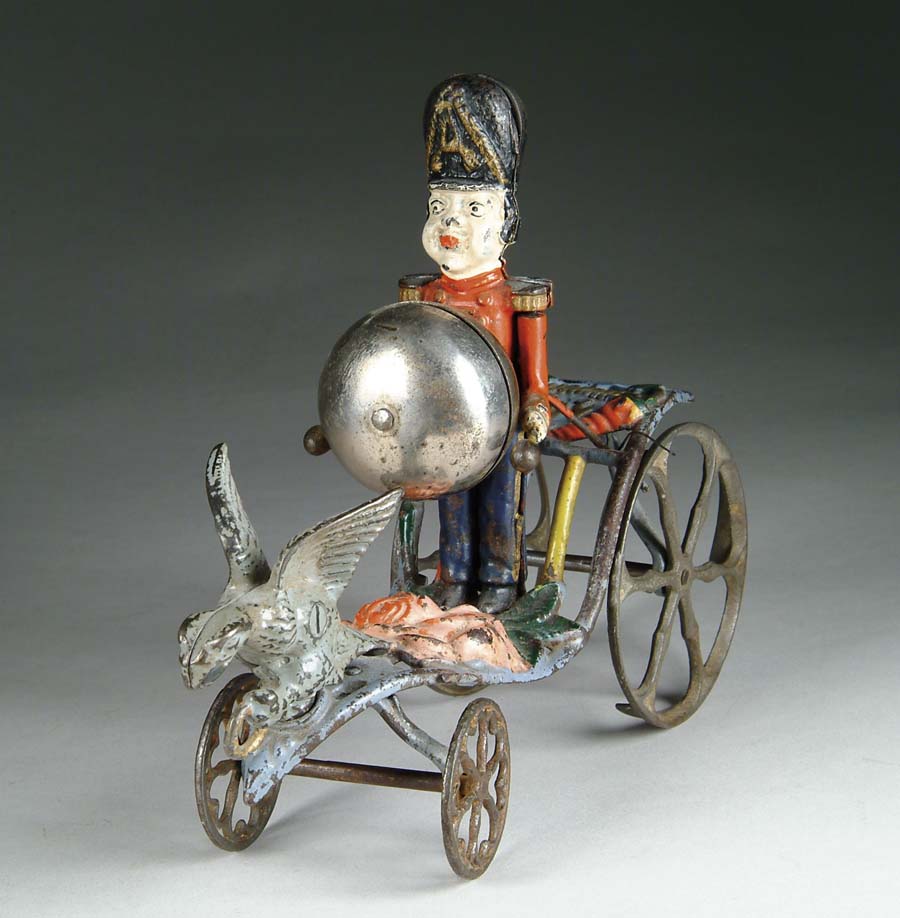 Appraisal: DRUMMER BOY BELL TOY Attributed to J E Stevens Co