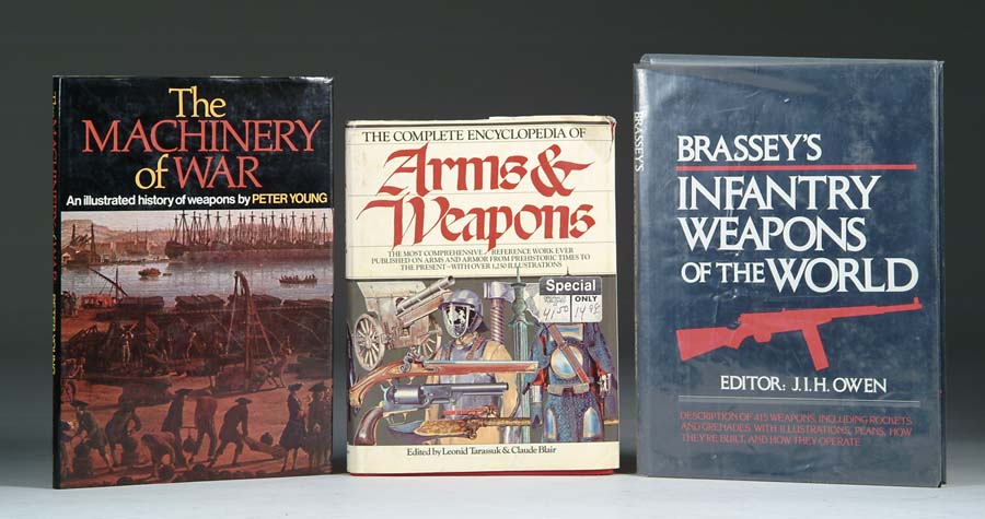 Appraisal: LOT OF OVER BOOKS PERTAINING TO MILITARY WEAPONS INCLUDING ARTILLERY