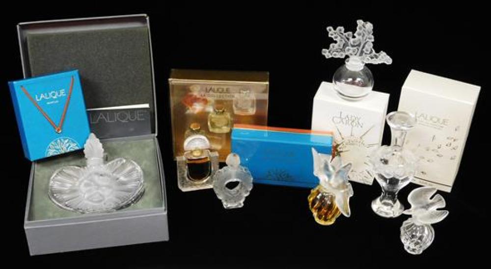 Appraisal: PERFUME Lalique perfume pieces many in original packaging scents include