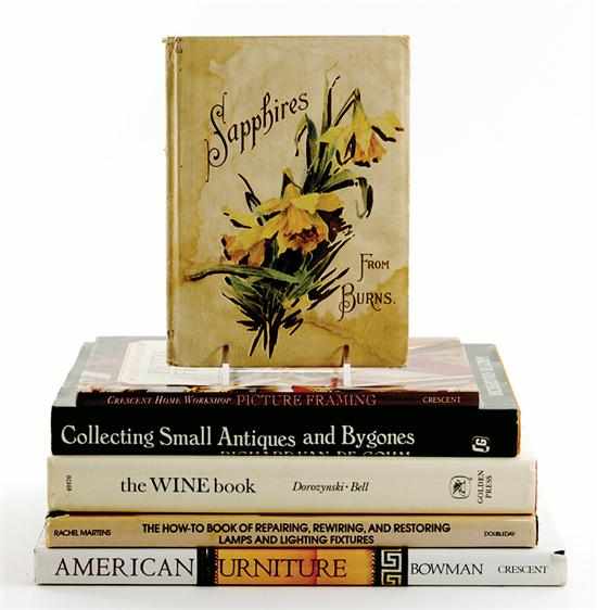 Appraisal: Books Antiques collecting restoration gardens and assorted reference including Lerner