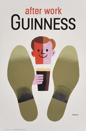 Appraisal: TOM ECKERSLEY AFTER WORK GUINNESS x inches Mills Rockleys Impswich