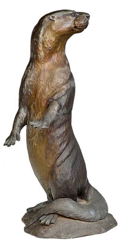 Appraisal: David H Turner Virginia born River Otter edition signed on