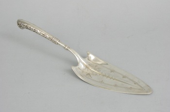 Appraisal: A Sterling Silver Pie Server by Wood Hughes New York