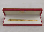 Appraisal: A must de Cartier gold plated ballpoint in presentation case