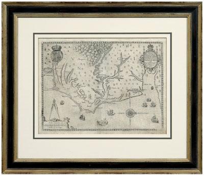 Appraisal: John White s th century map of Virginia and North