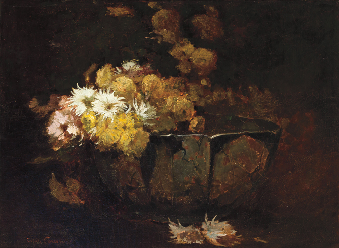 Appraisal: EMIL CARLSEN American - Sunlit Flowers in a Chinese Bowl