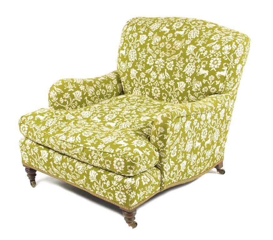 Appraisal: Howard amp Sons A late Victorian easy armchair