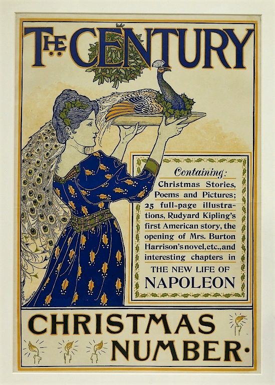 Appraisal: Louis Rhead Century Christmas Number Poster Louis John Rhead New