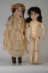 Appraisal: DOLLS - Lot of two Including an Dressel bisque shoulder