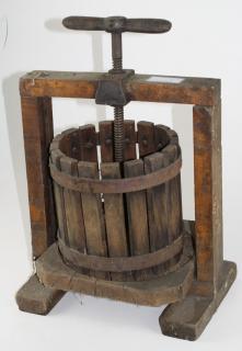 Appraisal: Table Top Vintage Cider Press Table Top Vintage Cider Press