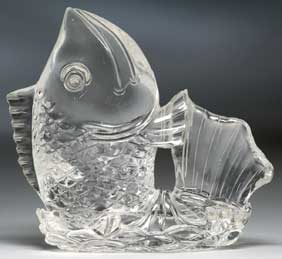 Appraisal: CHINESE ROCK CRYSTAL FISH Well carved Chinese rock crystal fish