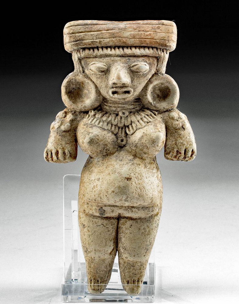 Appraisal: Michoacan Pottery Pregnant Pretty Lady Figure Pre-Columbian West Mexico Michoacan