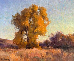 Appraisal: Clyde Aspevig Present Ghost Covey Treeoil on linen x in