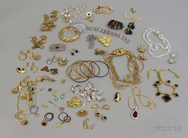 Appraisal: Group of Assorted Costume Jewelry including a Schiaparelli suite a