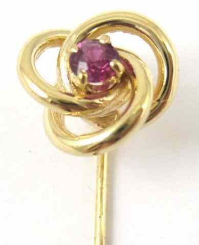 Appraisal: TIFFANY COMPANY LAPEL PIN k yellow gold set with a