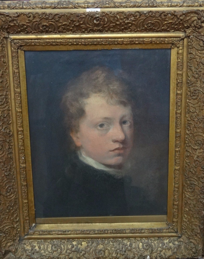 Appraisal: Attributed to Edward Opie - Portrait of Edward Opie aged