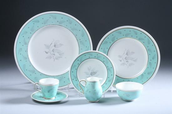 Appraisal: -PIECE WEDGWOOD BONE CHINA DINNER SERVICE Including eleven dinner plates