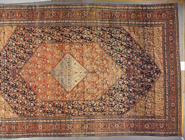 Appraisal: A Malayer carpet Central Persia circa size approximately ft in