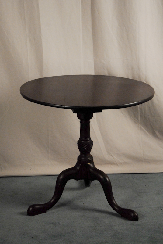 Appraisal: An th C Mahogany Birdcage Tilt-top Tea Table with a