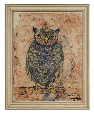 Appraisal: Sir Francis Cyril Rose British - Owl inscribed lower right