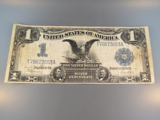 Appraisal: U S Silver Certificate Lincoln and Grant large size blue