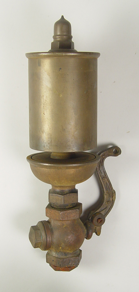 Appraisal: Brass Bronze Steam Whistle Single note whistle with acorn finial