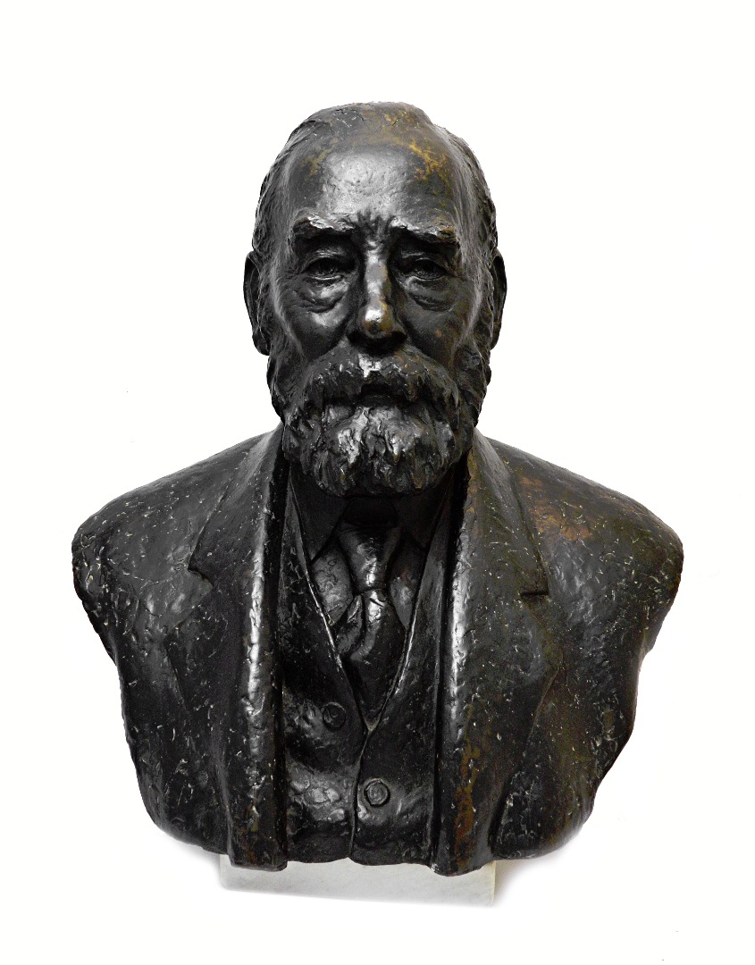 Appraisal: Estcourt James Clack British - a patinated bronze bust of