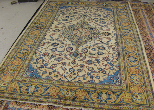 Appraisal: PERSIAN ISFAHAN CARPET ' x '