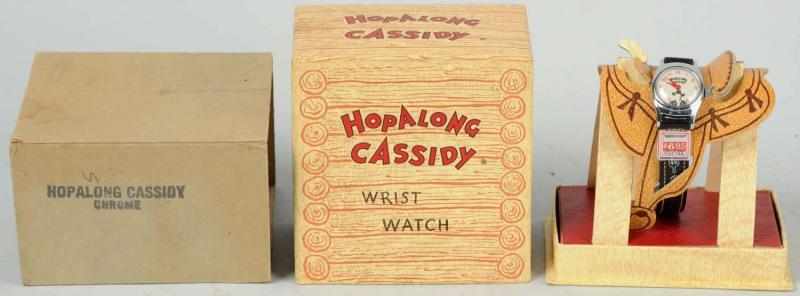 Appraisal: Hopalong Cassidy Cowboy Character Wrist Watch Circa Made by US