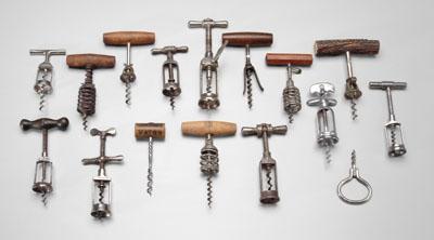 Appraisal: assorted corkscrews one with stag horn handle one marked Monopol