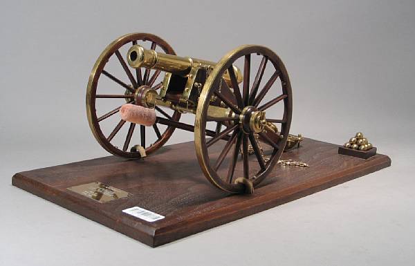 Appraisal: A firing model of a Napoleon six pounder field gun