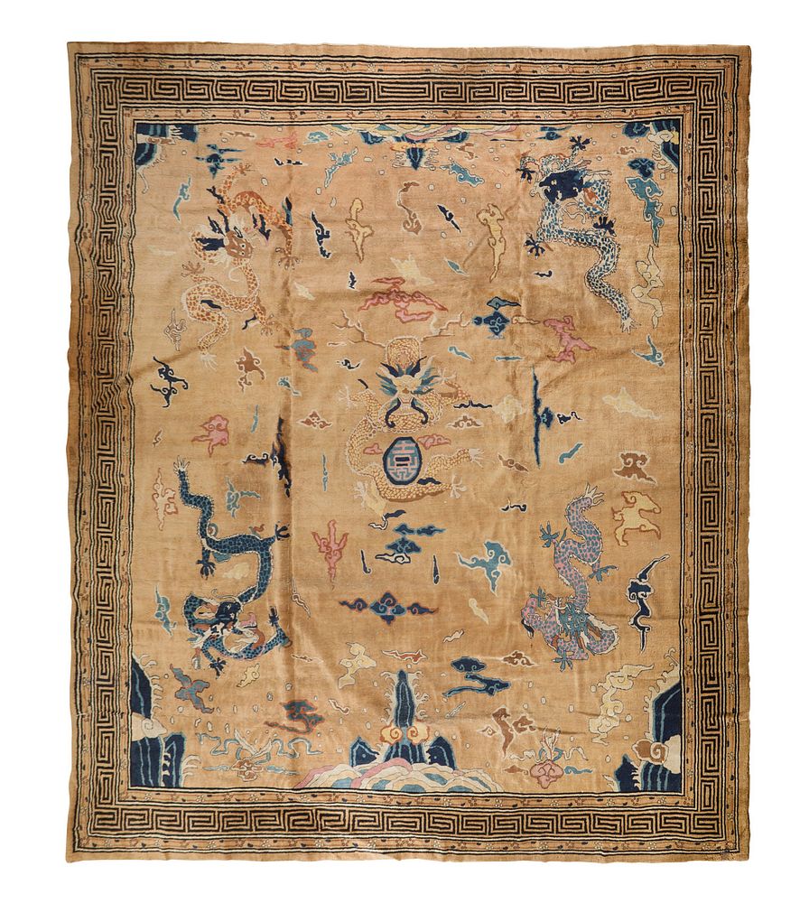 Appraisal: A Laristan Wool Rug in the Chinese Taste A Laristan