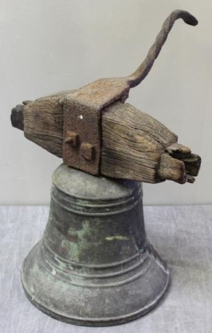 Appraisal: Bronze Ship's Bell Dated Probably related to the Second Barbary