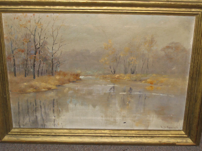 Appraisal: ARTHUR SMITH KIMBALL AMERICAN - Stream in late autumn oil