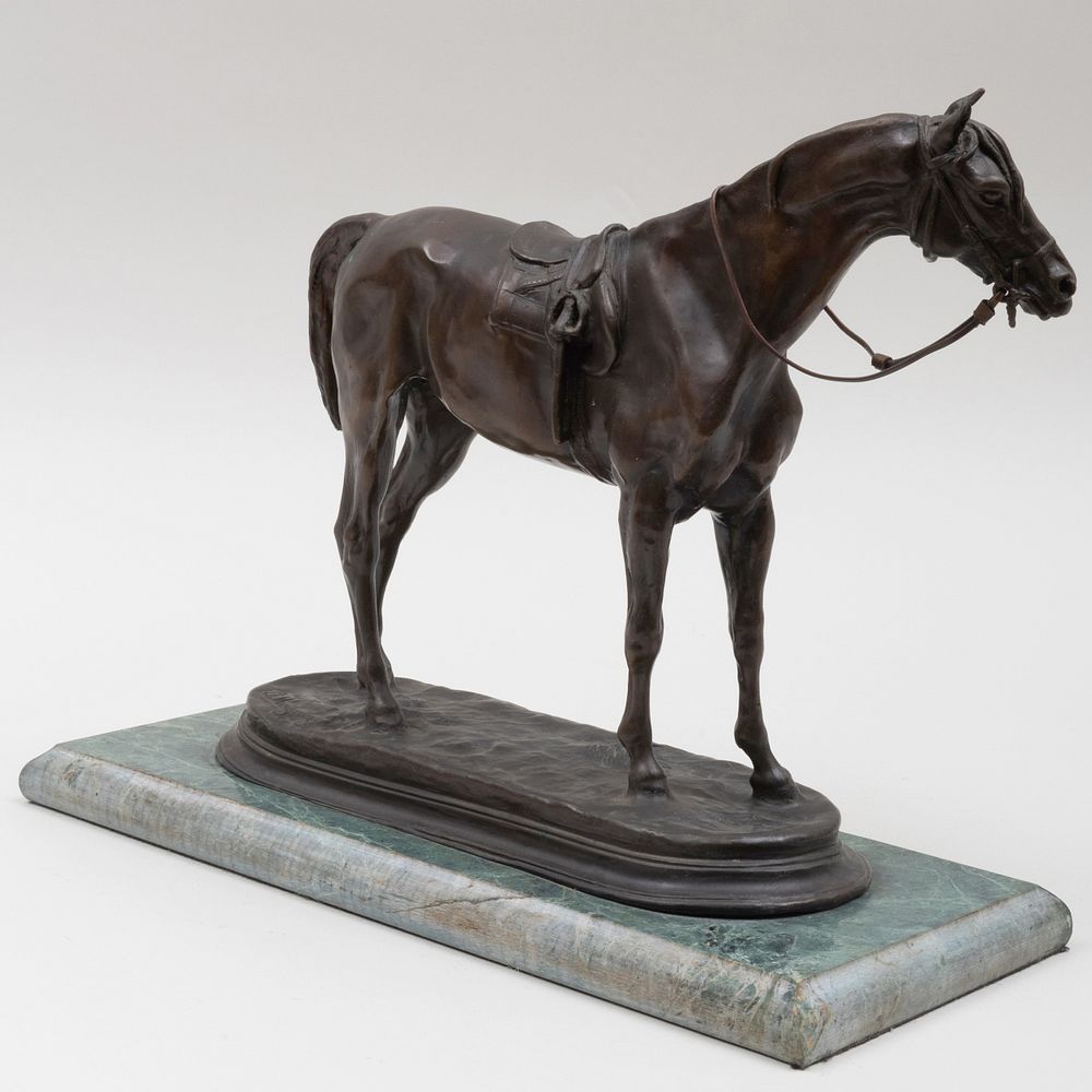 Appraisal: After Jules Moigniez - Horse Bronze signed 'J Moigniez' at