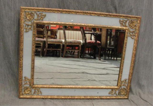 Appraisal: Giltwood and Clear Glass Framed Decorative Mirror From a Park