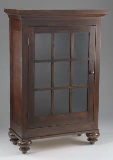 Appraisal: Arts Crafts style single door cabinet h Arts Crafts style