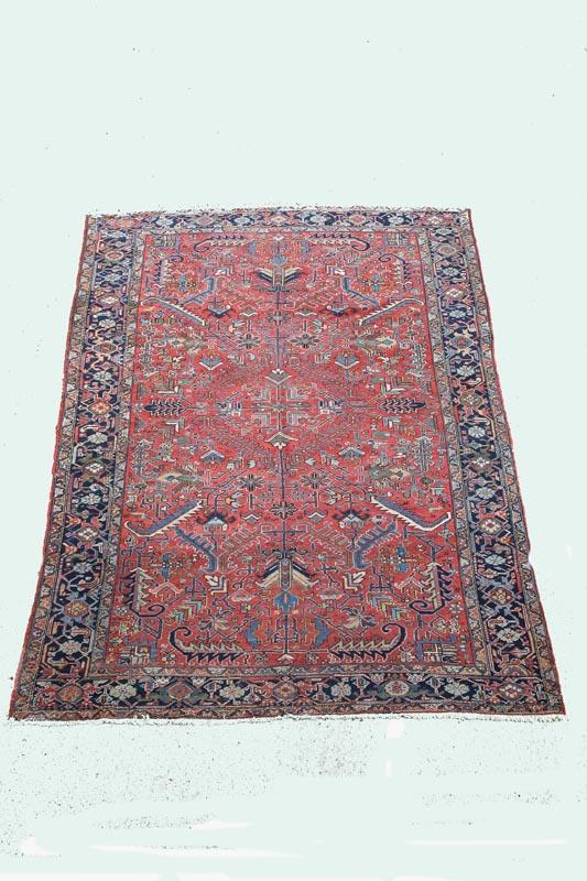 Appraisal: ORIENTAL RUG First half- th century Room size Heriz Blue