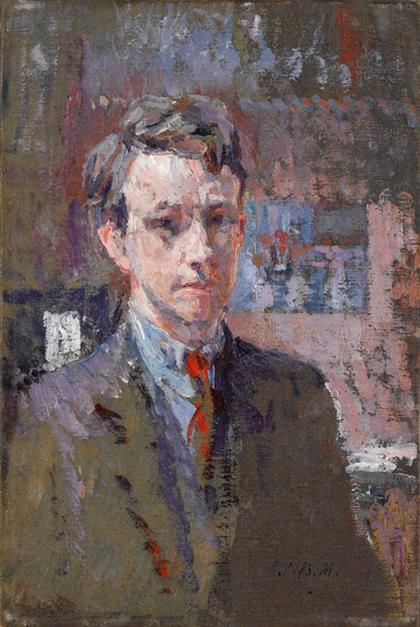 Appraisal: JAMES BOLIVAR MANSON british - SELF PORTRAIT Signed with initials