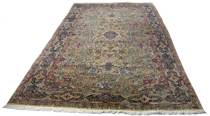 Appraisal: A Palace Size Antique Kerman Carpet This rug has a