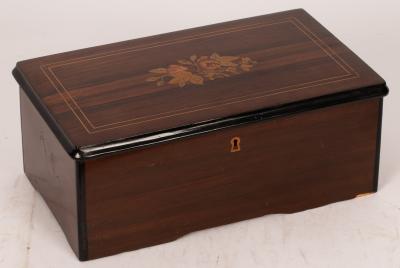 Appraisal: A th Century Ducommun Girod musical box playing six airs